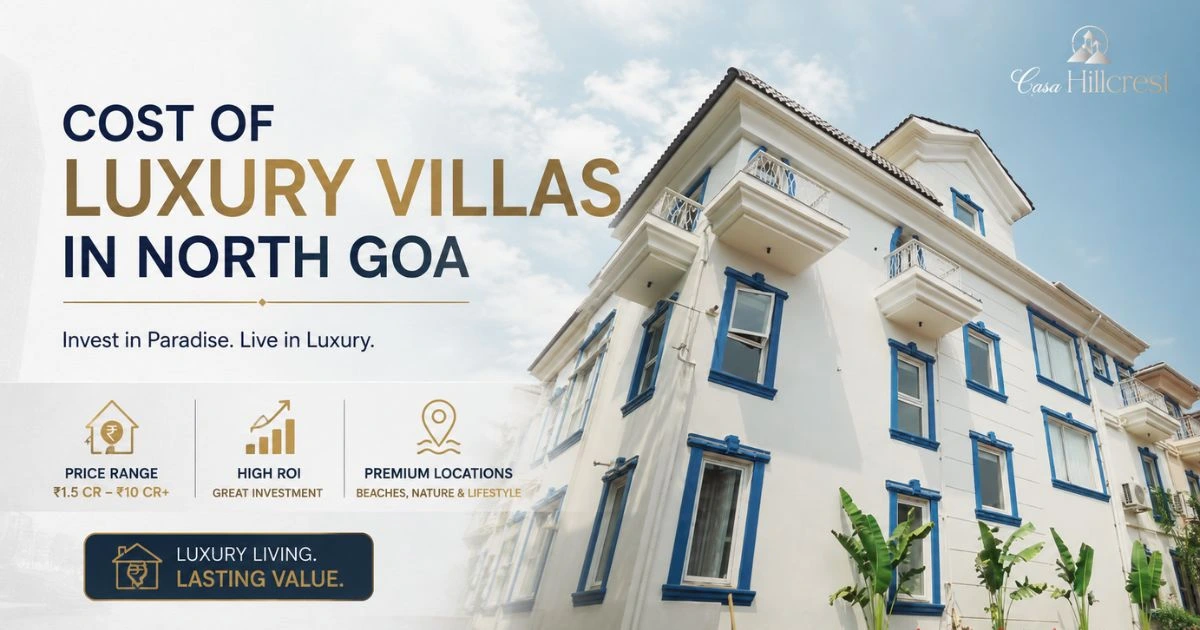 cost of luxury villas in North Goa